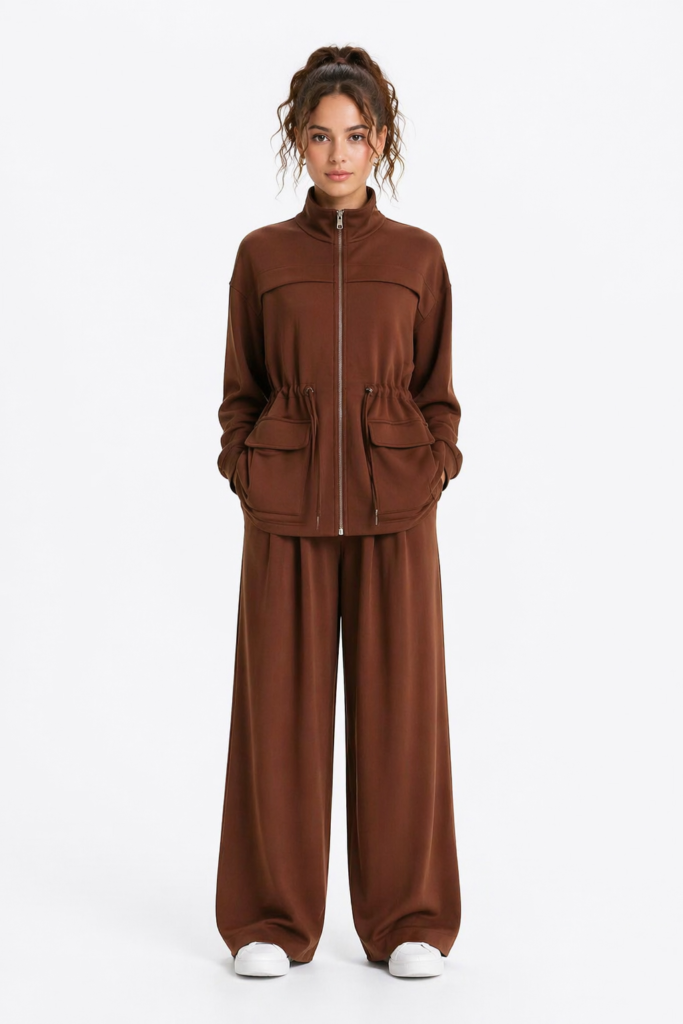 TANN FRONT POCKET SET