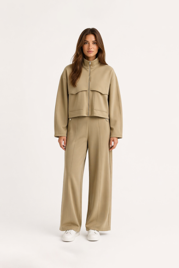 tann Utility Zip Co-ord Set