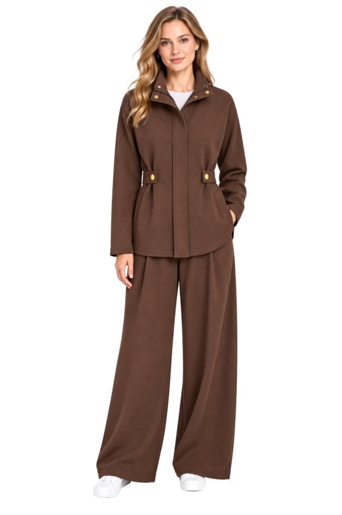Chocolate Brown Utility Co-ord Set